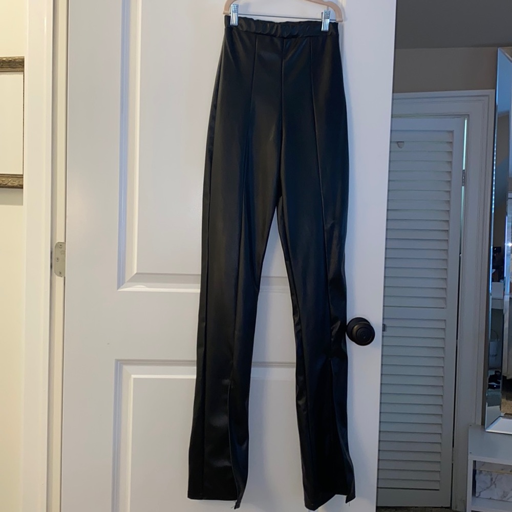 Faux Leather Pants